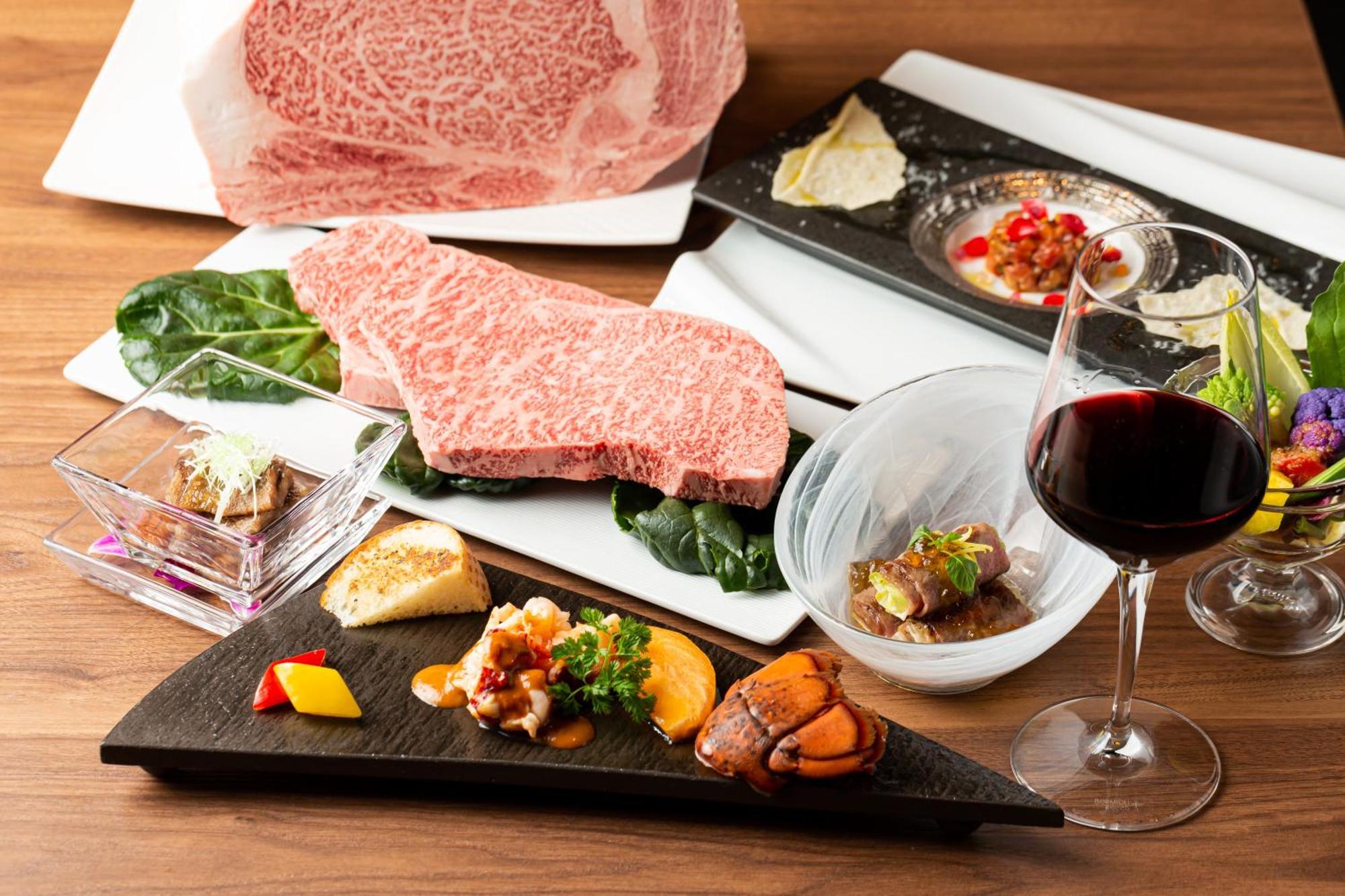 Good Nature Hotel Kyoto Ngoại thất bức ảnh A Japanese steakhouse meal