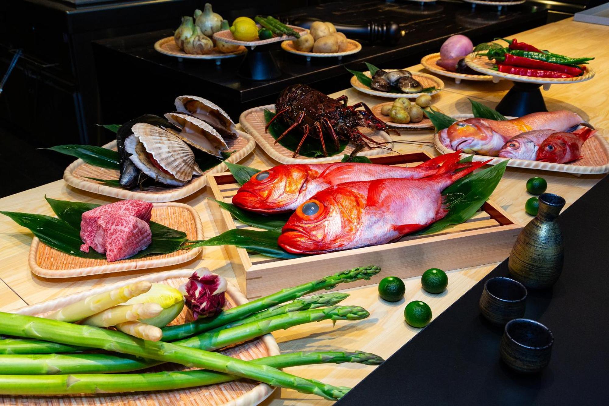 Good Nature Hotel Kyoto Ngoại thất bức ảnh Ingredients for a Japanese meal
